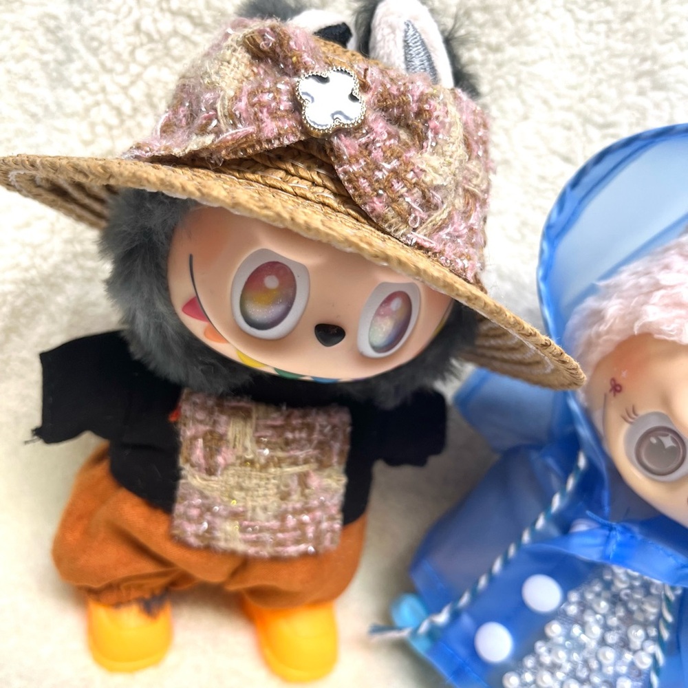 Orange outfit for labubu